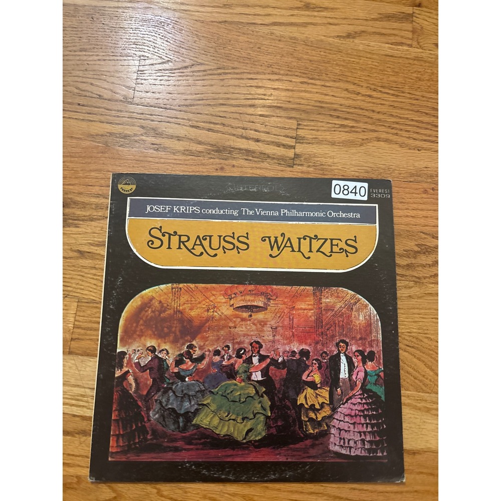 Everest Strauss Waltzes Vinyl LP Josef Krips Vienna Philharmonic 3309  Record